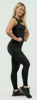 Fitness pantaloni Nebbia High Waist Leggings INTENSE Mesh Black L Fitness pantaloni - 4