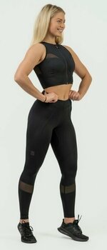 Calças de fitness Nebbia High Waist Push-Up Leggings INTENSE Heart-Shaped Black M Calças de fitness - 5