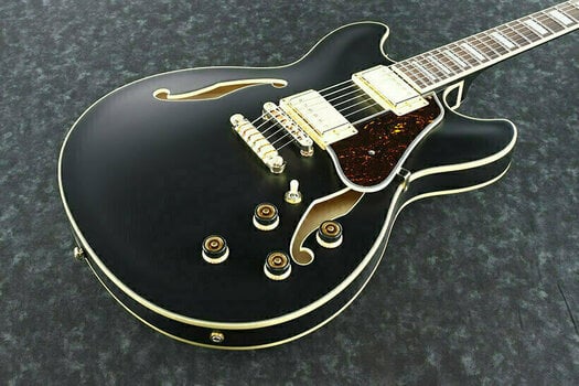 Halvakustisk guitar Ibanez AS73G Black Fade - 2