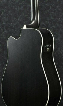 electro-acoustic guitar Ibanez AW84CE-WK Weathered Black, Open Pore (Damaged) - 5