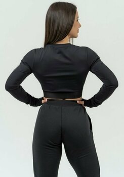 Fitness Trousers Nebbia High-Waist Joggers INTENSE Signature Black XS Fitness Trousers - 4