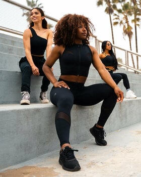 Fitness spodnie Nebbia High-Waist Joggers INTENSE Signature Black M Fitness spodnie - 5