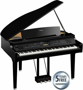 Digital Grand Piano Yamaha CVP-909GP Black Digital Grand Piano - 2