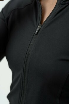 Fitness Sweatshirt Nebbia Zip-Up Jacket INTENSE Warm-Up Black L Fitness Sweatshirt - 4