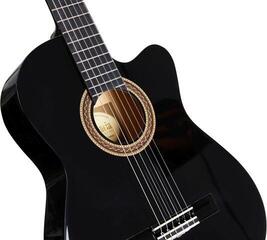 Classical guitar Valencia VC104TC 4/4 Black Classical guitar - 5