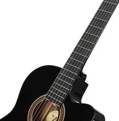 Classical Guitar with Preamp Valencia VC104TCE 4/4 Black Classical Guitar with Preamp - 7
