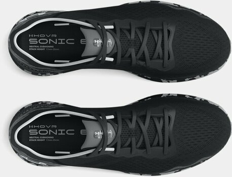 Cestná bežecká obuv Under Armour Men's UA HOVR Sonic 6 Camo Running Shoes Black/Black/Gray Mist 43 Cestná bežecká obuv - 3