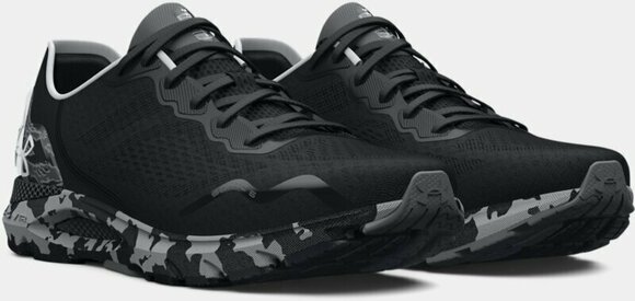 Road running shoes Under Armour Men's UA HOVR Sonic 6 Camo Running Shoes Black/Black/Gray Mist 45 Road running shoes - 4