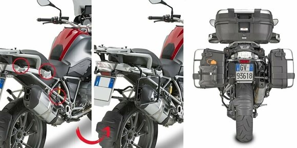 Accessoires pour valises de moto, sacs Givi PLR5108 Specific Pannier Holder MONOKEY - 2