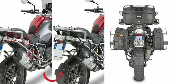 Příslušenství pro moto kufry, tašky Givi PLR5108 Specific Pannier Holder MONOKEY - 2