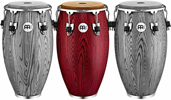 Congas Meinl WCO1134VR-M Woodcraft Congas Vintage Red Matte - 2