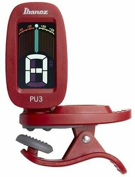 Clip-on tuner Ibanez PU3 Red - 2