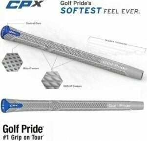 Golfové gripy Golf Pride CPX Midsize Grip Blue/White - 16