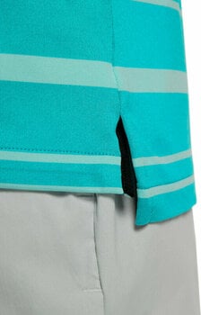 Camisa pólo Nike Dri-Fit Tour Mens Striped Golf Polo Teal Nebula/Jade Ice/Black 2XL - 5
