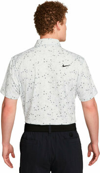 Polo majice Nike Dri-Fit Tour Mens Floral Golf Polo Photon Dust/Black L - 2