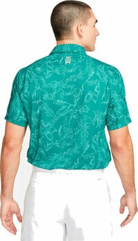 Polo Shirt Nike Dri-Fit ADV Tiger Woods Mens Golf Polo Geode Teal/White 2XL - 2