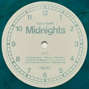 Vinylskiva Taylor Swift - Midnights (Jade Green Vinyl) (LP) - 3