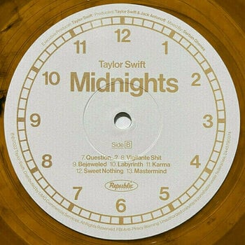 Disque vinyle Taylor Swift - Midnights (Mahogany Vinyl) (LP) - 4