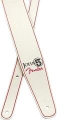 Gitárszíj Fender John 5 Gitárszíj White and Red - 1