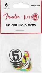 Plectrum Fender John 5 351 Celluloid Picks Plectrum - 1