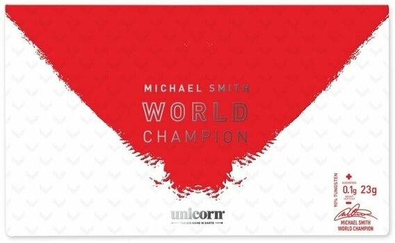 Šípky Unicorn Michael Smith World Champion Tungsten 90% Steeltip 21 g Šípky - 5