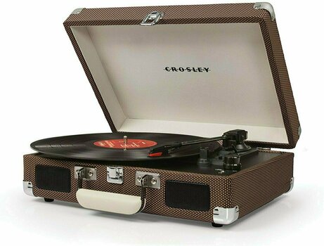 Przenośny gramofon Crosley Cruiser Deluxe Tweedowy - 4