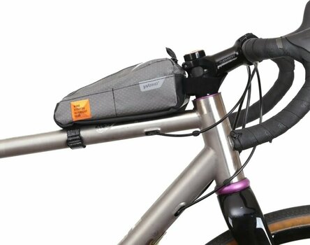 Fahrradtasche Woho X-Touring Top Tube Bag Honeycomb Iron Grey 1,1 L - 5