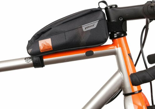 Bolsa de bicicleta Woho X-Touring Top Tube Bag Cyber Camo Diamond Black 1,1 L Bolsa de bicicleta - 5