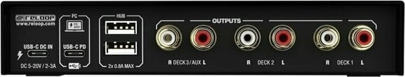 USB audio prevodník - zvuková karta Reloop Flux - 6