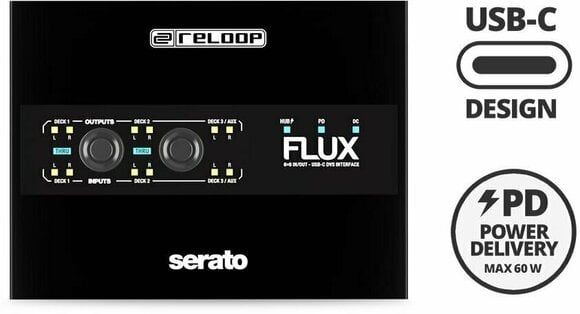 USB audio prevodník - zvuková karta Reloop Flux - 15