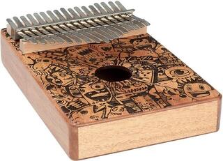 Kalimba Sela Art Series 17 Little Monster Laser Kalimba - 2