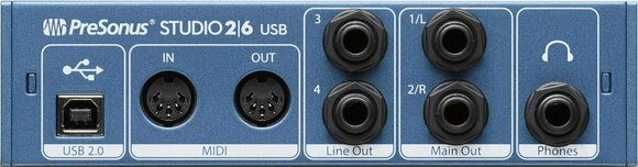 USB audio prevodník - zvuková karta Presonus Studio 26 - 2