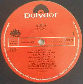 Vinylskiva Abba - Gold (Golden Coloured) (2 LP) - 6