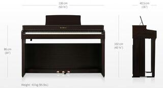 Digitálne piano Kawai CN201 Digitálne piano Premium Satin White - 1