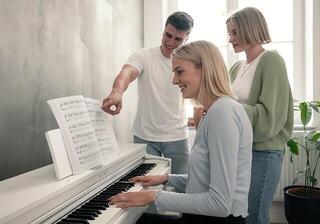 Digitálne piano Kawai CN201 Digitálne piano Premium Satin White - 5