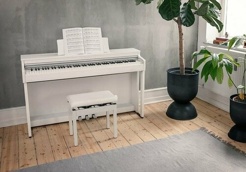 Digital Piano Kawai CN201 Premium Satin White Digital Piano - 8