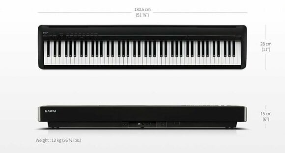 Piano digital de palco Kawai ES120B Piano digital de palco - 4