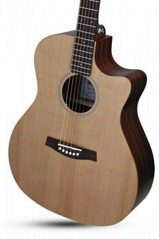 Jumbo Akustikgitarre Schecter Deluxe Acoustic Natural Satin - 2