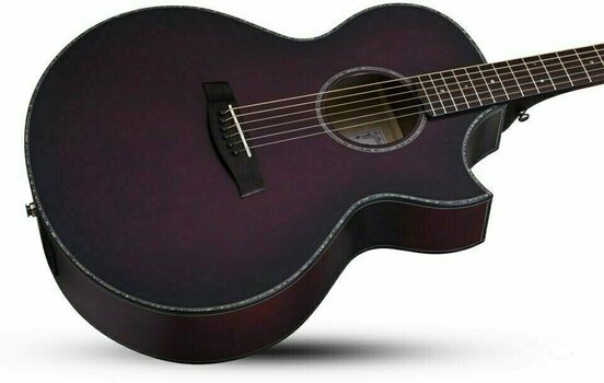 electro-acoustic guitar Schecter Orleans Stage Acoustic Vampyre Red Burst Satin - 5