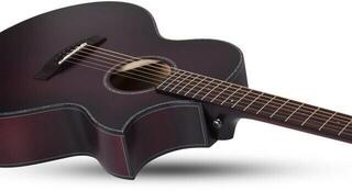 Електро-акустична китара Джъмбо Schecter Orleans Stage Acoustic Vampyre Red Burst Satin Електро-акустична китара Джъмбо - 5