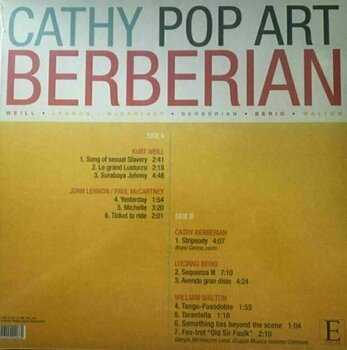 Vinylplade Cathy Berberian - Pop Art (LP) - 3