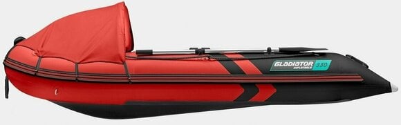 Uppblåsbar båt Gladiator Uppblåsbar båt C330AL 330 cm Red/Black - 11