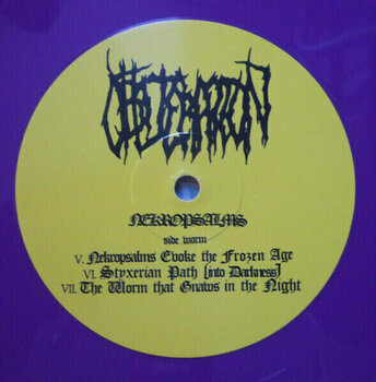 Vinyl Record Obliteration - Nekropsalms (Purple Coloured) (LP) - 4