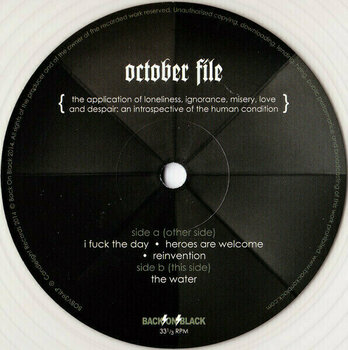 Disque vinyle October File - The Application Of Loneliness, Ignorance, Misery, Love And Despair (2 LP) - 2