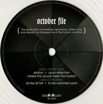 LP October File - The Application Of Loneliness, Ignorance, Misery, Love And Despair (2 LP) - 3