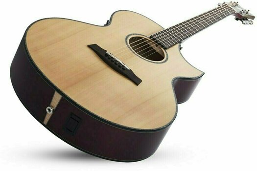 Електро-акустична китара Джъмбо Schecter Orleans Stage Acoustic Natural Satin - 2
