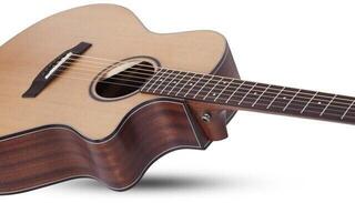 Електро-акустична китара Джъмбо Schecter Orleans Studio Natural Satin Електро-акустична китара Джъмбо - 3