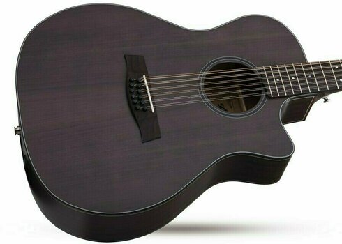 12-string Acoustic-electric Guitar Schecter Orleans Studio-12 SeeThru Black - 2