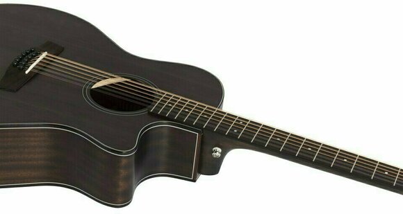 12-string Acoustic-electric Guitar Schecter Orleans Studio-12 SeeThru Black - 4
