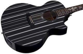 Електро-акустична китара Джъмбо Schecter Synyster Gates Gloss Black Електро-акустична китара Джъмбо - 2